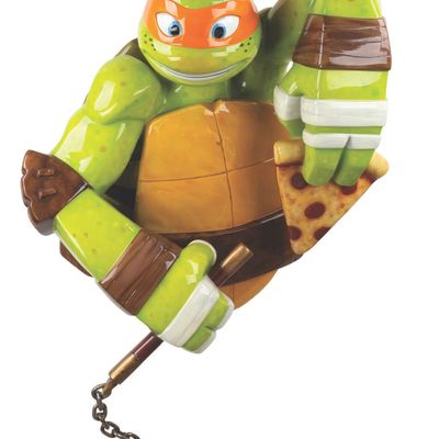 A Teenage Mutant Ninja Turtles Michelangelo Display Figure.