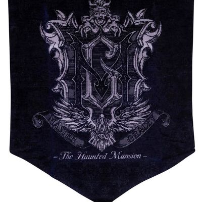 A Master Gracey Crest Haunted Mansion Tapestry.