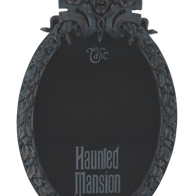 A Haunted Mansion Motion-Activated Light-Up Mirror.