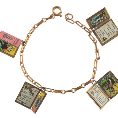 A "Ferdinand the Bull" Charm Bracelet.