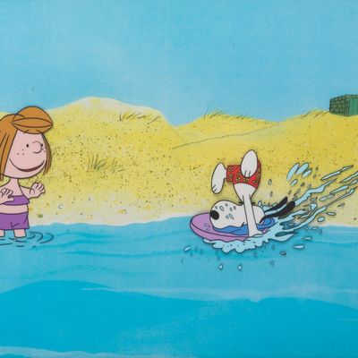A "Snoopy Come Home" Production Cel and Drawing.