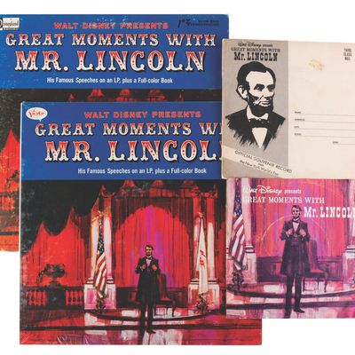 A Great Moments with Mr. Lincoln Record Collection.