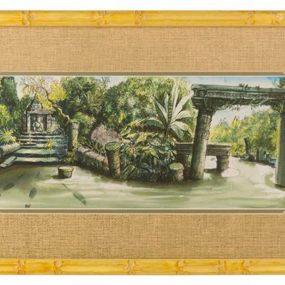 A Marc Davis Elephant Temple Concept Print.