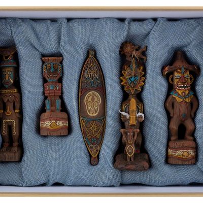 A Kevin & Jody Enchanted Tiki Room Garden Gods Box Set.