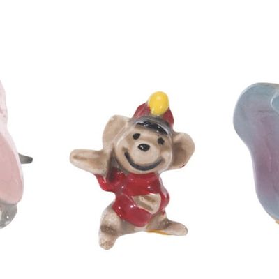 A Collection of "Dumbo" Ceramic Figurines.