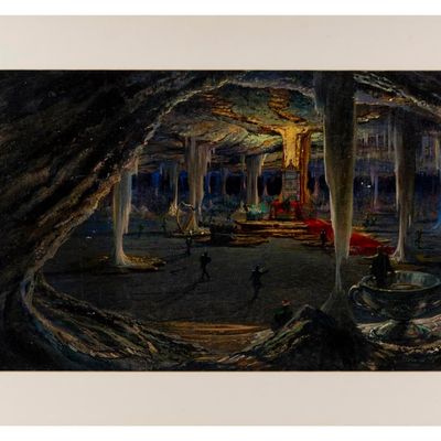 A Darby O'Gill Concept Painting by Ellenshaw.