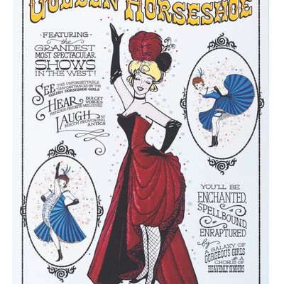 A The Golden Horseshow Sign.