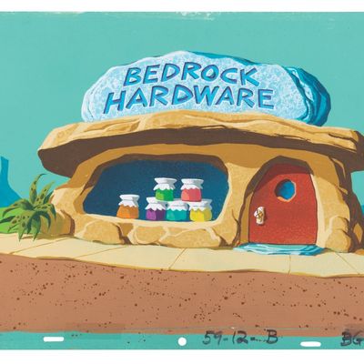 A "The Flintstones Comedy Hour" Original Production Background.