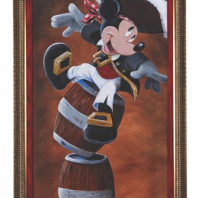 An "Ahoy Mickey" Original Painting by Brian Blackmore.