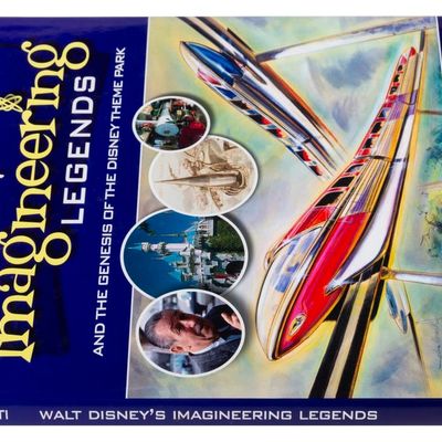 A Walt Disney's Imagineering Legends Book with Multi-Signed Page.