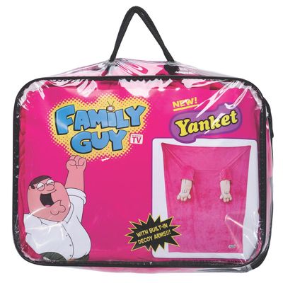A "Family Guy" Writer Exclusive "Yanket" Fleece Blanket.
