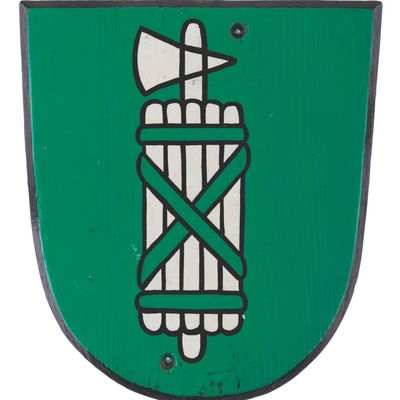 A Matterhorn Ride Queue St. Gallen Crest.