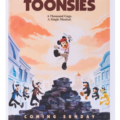 A Disney's "Toonsies" Production Art Poster.