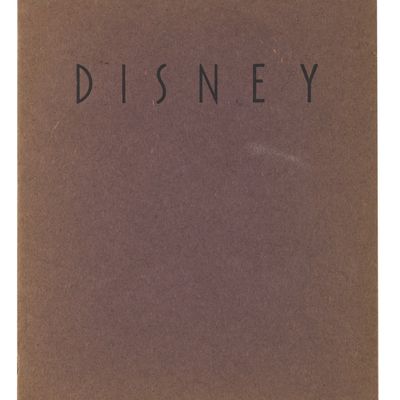 A Rare Walt Disney Retrospective Exhibition Catalog.