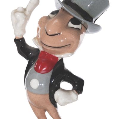 A Rare Large Jiminy Cricket Figurine by Hagen Renaker.