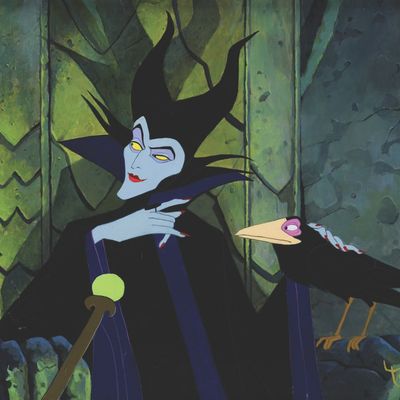 A Maleficent and Diablo Original Painting by Toby Bluth.