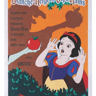 A Euro Disneyland Blanche-Neige et les Sept Nains Attraction Poster.