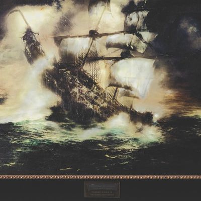 A "Pirates of the Caribbean" Flying Dutchman Canvas Print.