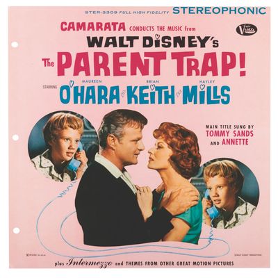 A "The Parent Trap!" LP Cover Slick.