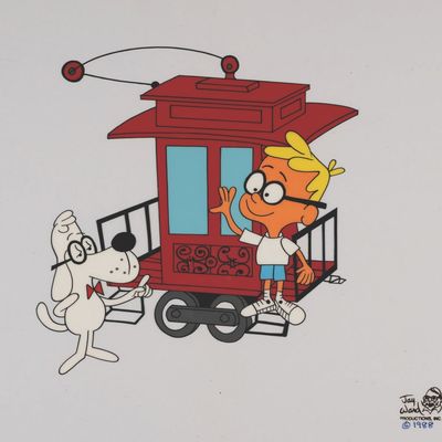 A Mr. Peabody and Sherman Scene Cel #24.