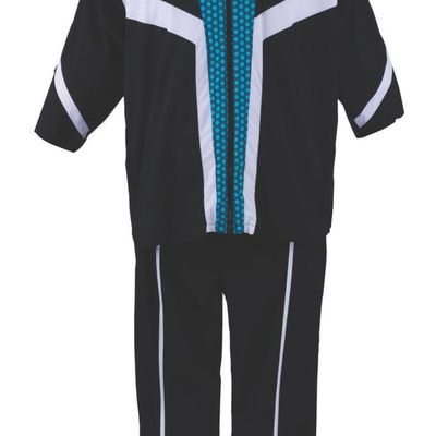 A TRON Lightcycle Run Cast Member Costume.