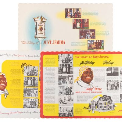 A Trio of Aunt Jemima's Kitchen Placemats.