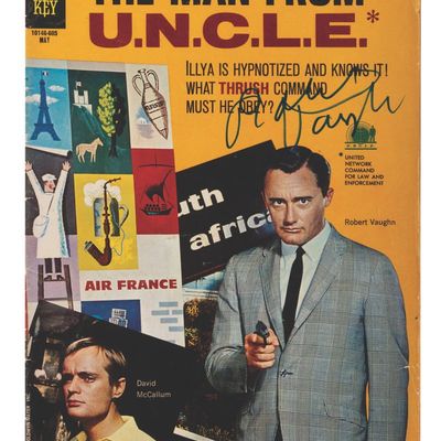 A Signed "The Man From U.N.C.L.E." Comic Book.
