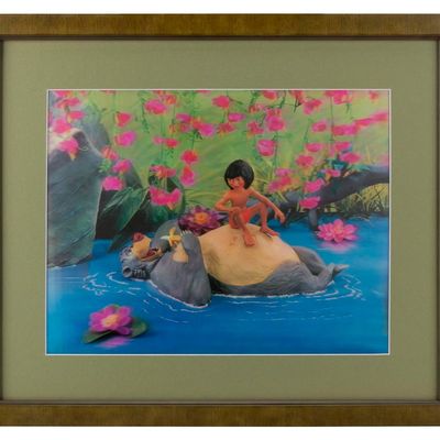 A Framed "The Jungle Book" Lenticular.