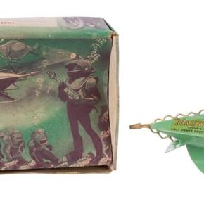 A "20,000 Leagues Under the Sea" Sutcliffe Model Clockwork Submarine.