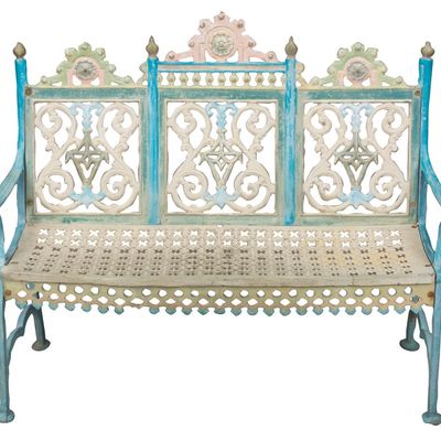 An Early Fantasyland Bench.