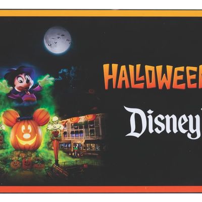 A 2024 Disneyland Resort Halloween Time Sign.
