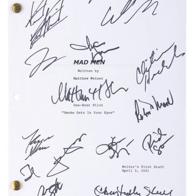 A Multi-Signed "Mad Men" Pilot Script.