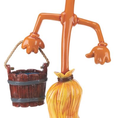 A Disney Store "Fantasia" Enchanted Broom Display Figure.