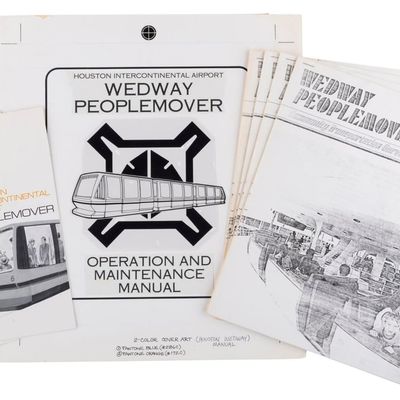 A Collection of Houston Airport "WEDway PeopleMover" Documents.