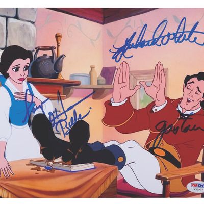 A Paige O'Hara and Richard White Signed "Beauty and the Beast" Photograph.