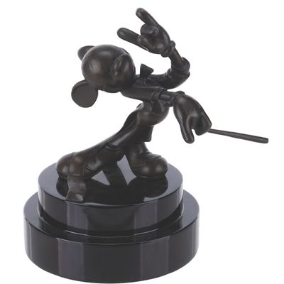 A Mickey Mouse "Symphony Hour" Bronze Sculpture.