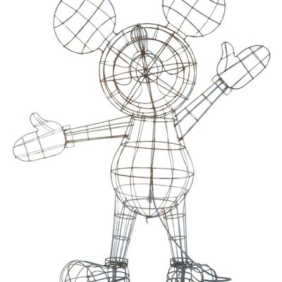 A Mickey Mouse Topiary Frame.