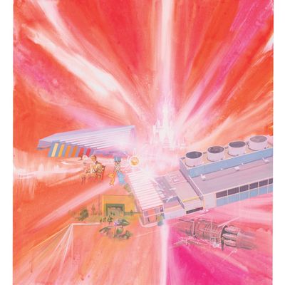 A Walt Disney World Original Promotional Painting.