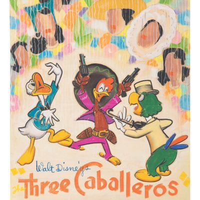 "Walt Disney's The Three Caballeros" Original Concept Art.