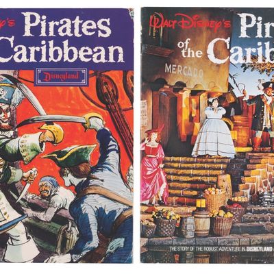 A Pair of Pirates of the Caribbean Souvenir Guides.