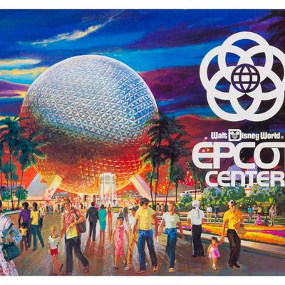 A Pre-Opening EPCOT Center Souvenir Guide.