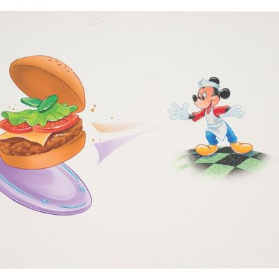 A Mickey's Diner Original Painting.