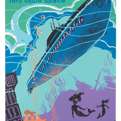 A Submarine Voyage Attraction Poster.
