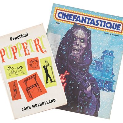 Jim Henson's Cinefantastique Magazine and Puppetry Book.