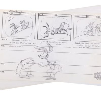 An "Oswald the Lucky Rabbit" Storyboard Collection.