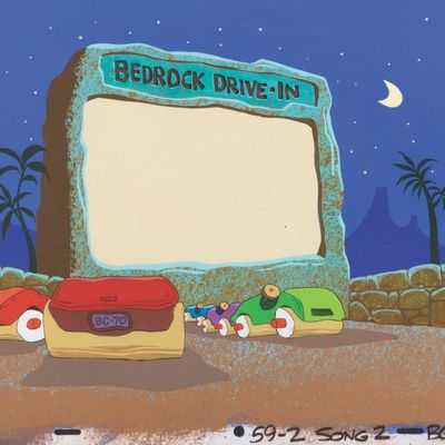 A "The Flintstones Comedy Hour" Original Production Background.
