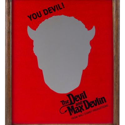 A "The Devil and Max Devlin" Promotional Mirror.