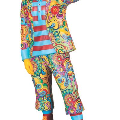 A Ronald McDonald Selfie Statue.
