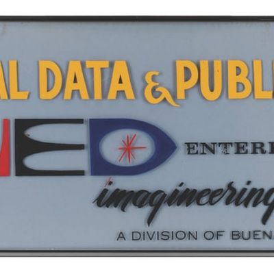 The WED Enterprises Technical Data & Publications Department Sign.