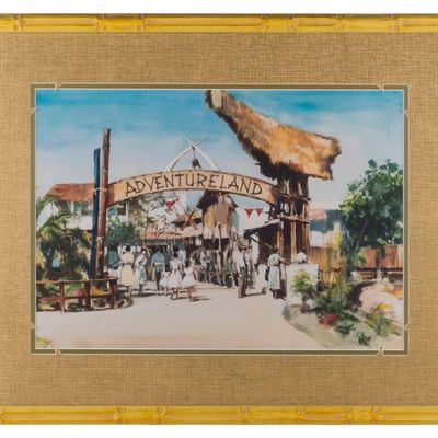 An Adventureland Entrance Concept Print.